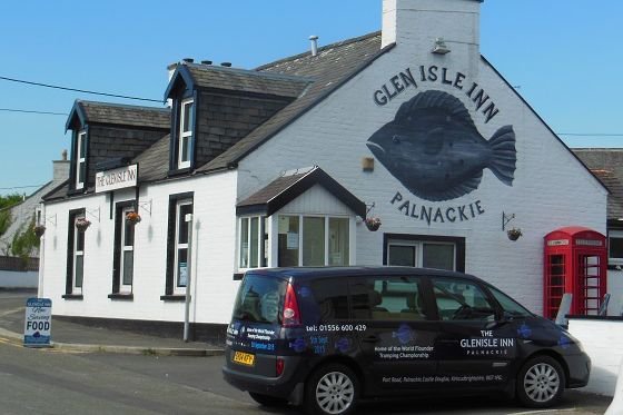 The nearest pub to Kirkennan Holiday Cottages is The Glen Isle, Palnackie, Dumfries & Galloway