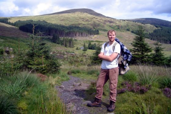 hill walking galloway forest park