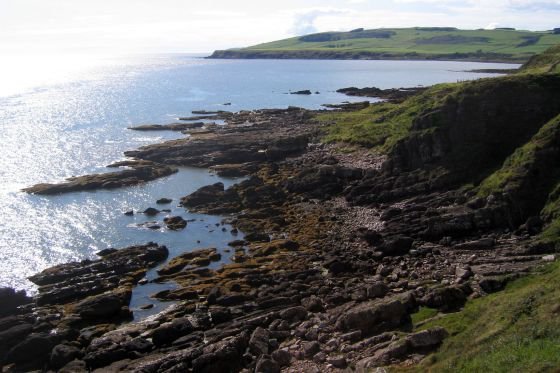 balcarry shoreline near auchencairn on the Solway Coast