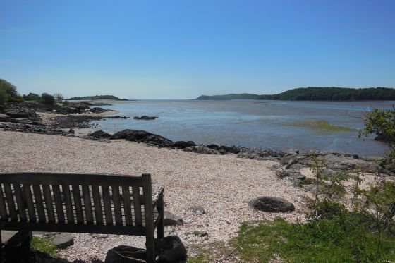 beach near kippford on the Solway Coast