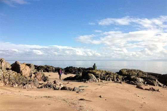White Horse Bay Beach on the Solway Coast