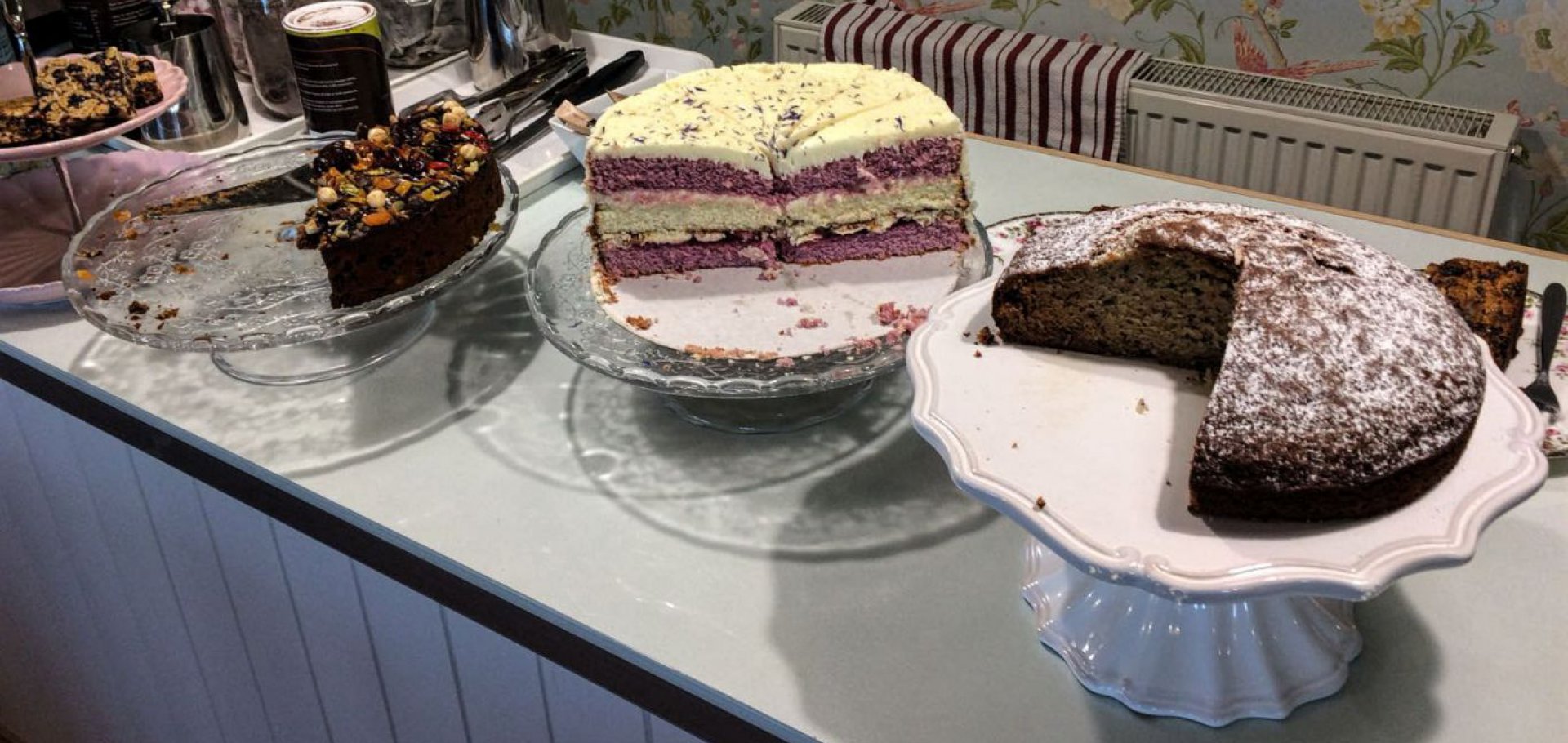 Cakes at the Ark Cafe Kippford Dumfries and Galloway