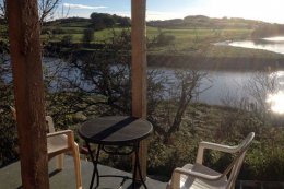 A sunny spot to sit and watch the tide go by