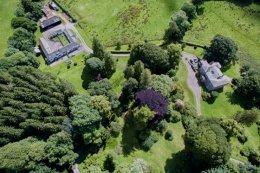 An aerial view showing The Mews location in Kirkennan Estate