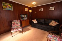 Enjoy cozy evenings in the comfortable sitting room