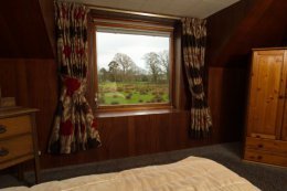 Wake up to a great view from the double bed