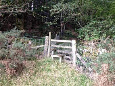 Style to final section of the path to Ravens Craig