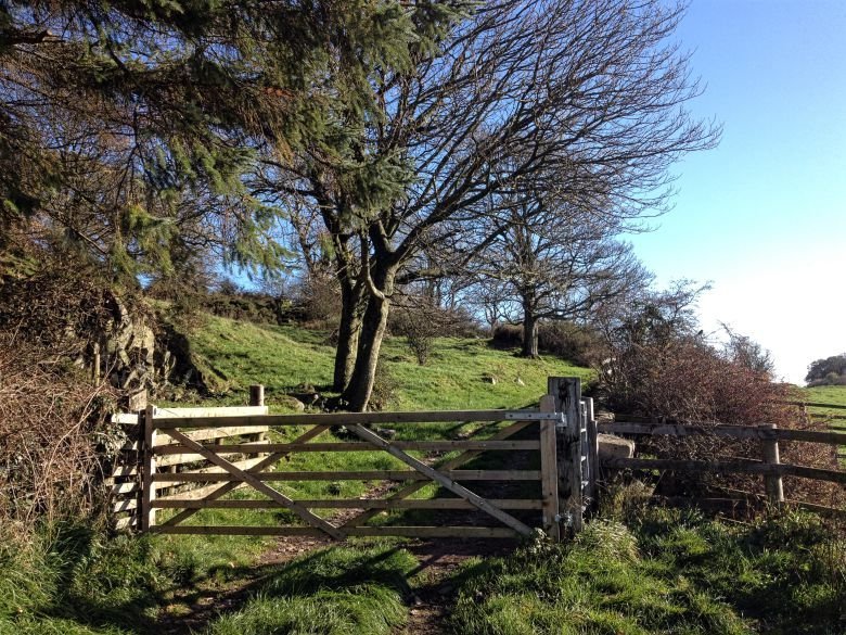 Start of walk to Torr point dumfries and galloway