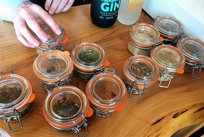 Botanicals for Hills and Harbour gin