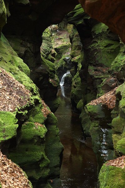 Spectacular Rock Formations at Crichope Linn Dumfries and Galloway