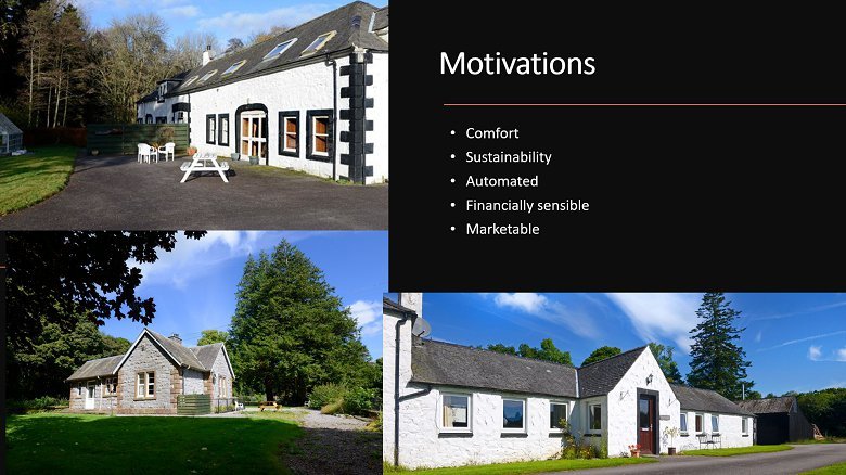motivations for reducing carbon footprint at kirkennan estate holiday cottages