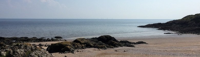 Arrival at white port beach dumfries and galloway